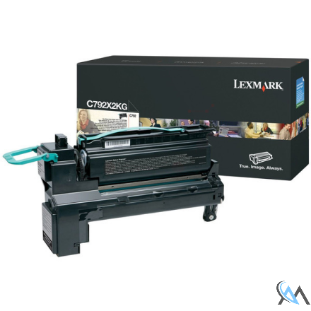 Original Lexmark C792X2KG Tonerkartusche schwarz extra High-Capacity, 20.000 Seiten/5%