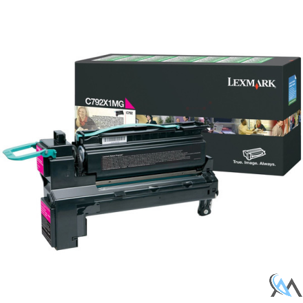 Original Lexmark C792X1MG Tonerkartusche magenta extra High-Capacity return program, 20.000 Seiten ISO/IEC 19798