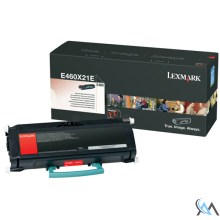 Original Lexmark E460X21E Toner schwarz extra High-Capacity, 15.000 Seiten/5%