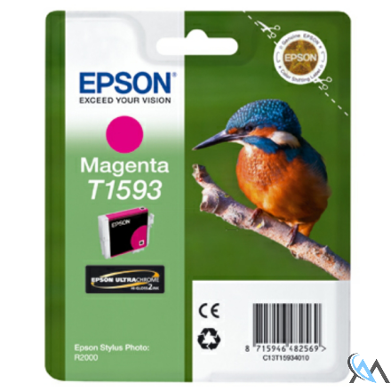 Original Epson C13T15934010/T1593 Tintenpatrone magenta 17ml