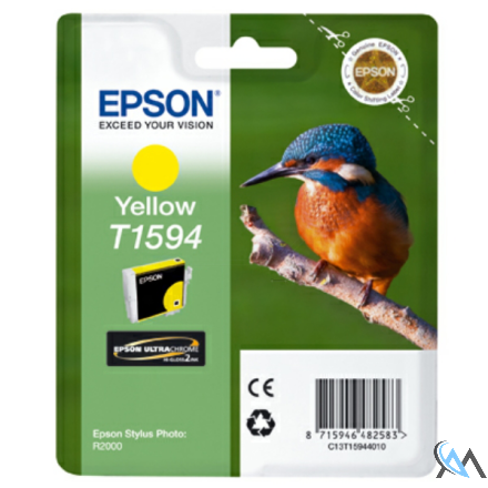 Original Epson C13T15944010/T1594 Tintenpatrone gelb 17ml