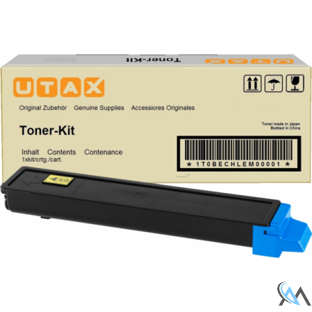 Original Utax 652511011 Toner cyan, 6.000 Seiten