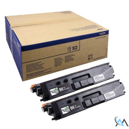 Original Brother TN-329BKTWIN Toner-Kit schwarz extra High-Capacity Doppelpack, 2x6.000 Seiten ISO/IEC 19798 VE=2