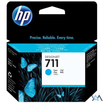 Original HP CZ130A/711 Tintenpatrone cyan 29ml