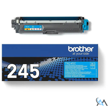 Original Brother TN-245C Toner-Kit cyan High-Capacity, 2.200 Seiten ISO/IEC 19798