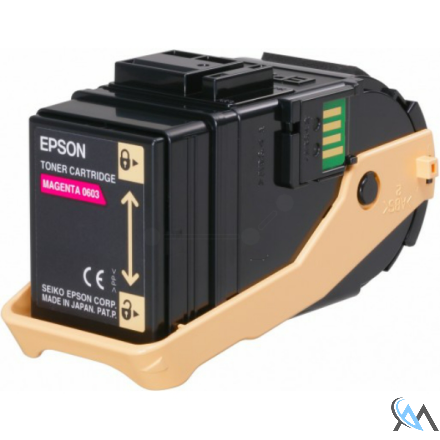 Original Epson C13S050603/0603 Tonerkartusche magenta, 7.500 Seiten
