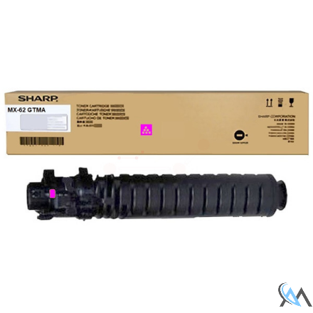 Original Sharp MX-62GTMA Toner magenta, 40.000 Seiten