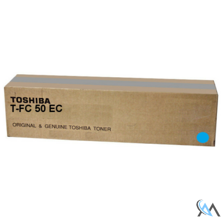 Original Toshiba 6AJ00000113/T-FC50EC Toner cyan, 33.600 Seiten