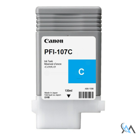 Original Canon 6706B001/PFI-107C Tintenpatrone cyan 130ml