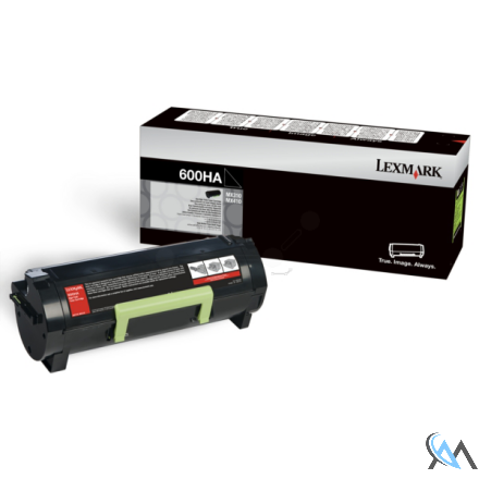 Original Lexmark 60F0HA0/600HA Toner-Kit schwarz, 10.000 Seiten ISO/IEC 19752