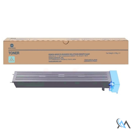 Original Konica Minolta A3VU450/TN-711C Toner cyan, 31.500 Seiten/5%