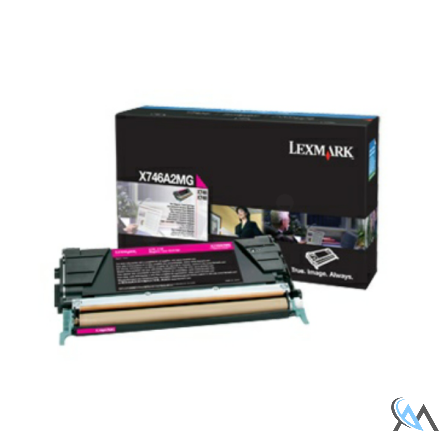 Original Lexmark X746A3MG Tonerkartusche magenta Projekt, 7.000 Seiten
