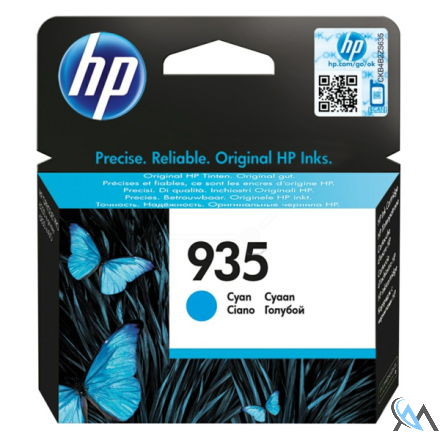 Original HP C2P20AE/935 Tintenpatrone cyan, 400 Seiten ISO/IEC 24711 4.5ml