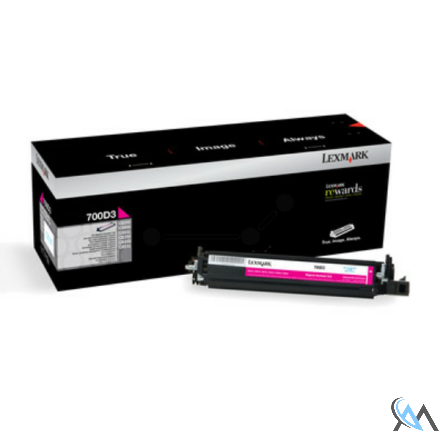 Original Lexmark 70C0D30/700D3 Entwicklereinheit magenta, 40.000 Seiten ISO/IEC 19798