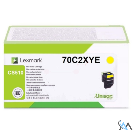 Original Lexmark 70C2XYE/702XY Toner-Kit gelb extra High-Capacity Projekt, 4.000 Seiten ISO/IEC 19798