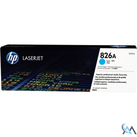 Original HP CF311A/826A Toner cyan, 31.500 Seiten/5%