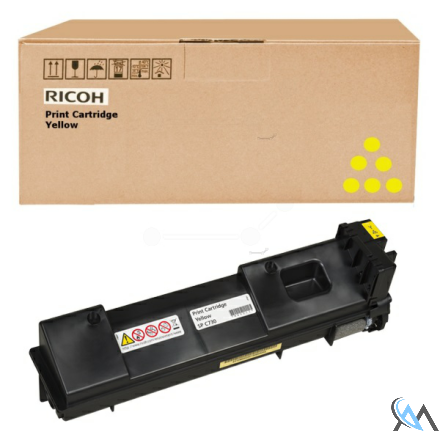 Original Ricoh 407138/SPC730 Toner gelb, 9.300 Seiten