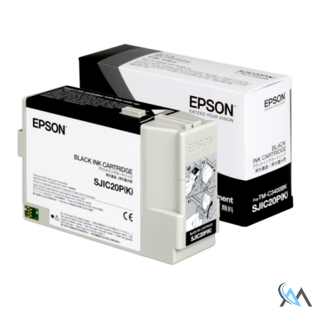 Original Epson C33S020490/SJIC-20-P-(K) Tintenpatrone schwarz 78,7ml