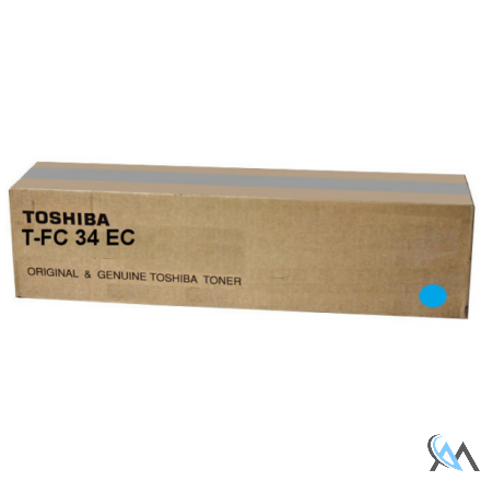 Original Toshiba 6A000001524/T-FC34EC Toner cyan, 11.500 Seiten