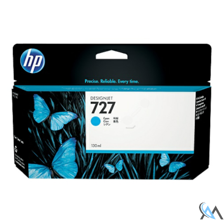 Original HP B3P19A/727 Tintenpatrone cyan 130ml