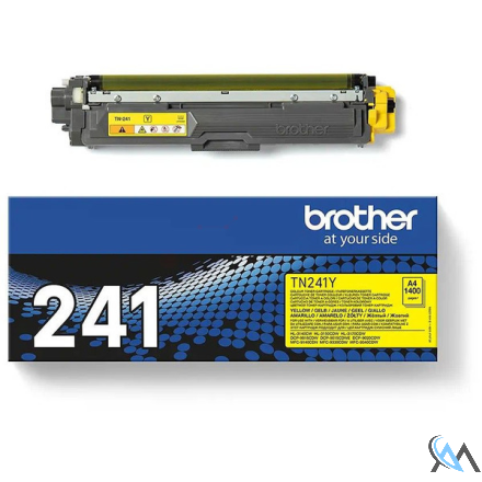 Original Brother TN-241Y Toner-Kit gelb, 1.400 Seiten ISO/IEC 19798