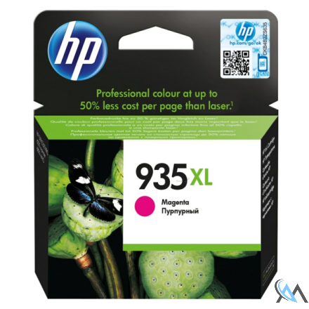 Original HP C2P25AE/935XL Tintenpatrone magenta High-Capacity, 825 Seiten ISO/IEC 24711 9.5ml