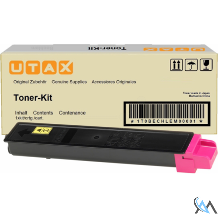 Original Utax 662511014/CK-8510M Toner-Kit magenta, 12.000 Seiten ISO/IEC 19798