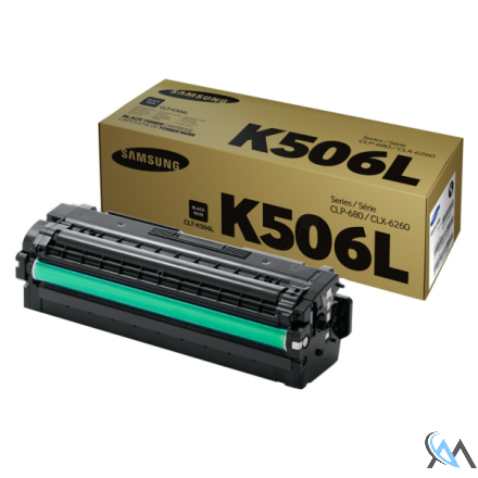 Original Samsung CLT-K506L/ELS/K506L Tonerkartusche schwarz, 6.000 Seiten ISO/IEC 19752