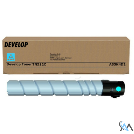 Original Develop A33K4D2/TN-512C Toner cyan, 35.000 Seiten