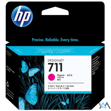 Original HP CZ135A/711 Tintenpatrone magenta 29ml VE=3