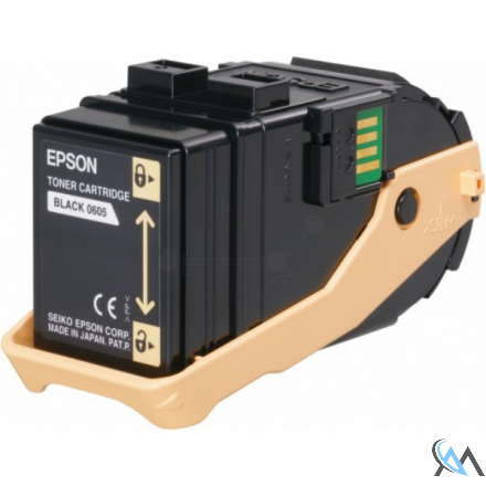 Original Epson C13S050605/0605 Tonerkartusche schwarz, 6.500 Seiten