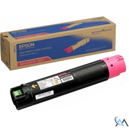 Original Epson C13S050657/0657 Toner-Kit magenta High-Capacity, 13.700 Seiten