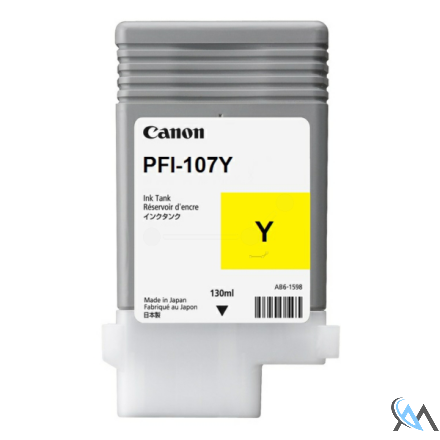 Original Canon 6708B001/PFI-107Y Tintenpatrone gelb 130ml