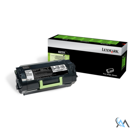 Original Lexmark 62D2X0E/622X Toner-Kit schwarz extra High-Capacity Projekt, 45.000 Seiten ISO/IEC 19798