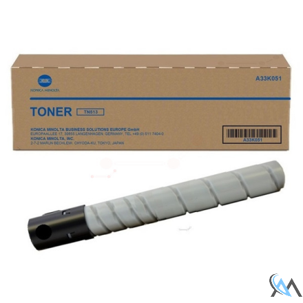 Original Konica Minolta A33K051/TN-513 Toner schwarz, 29.280 Seiten/5%