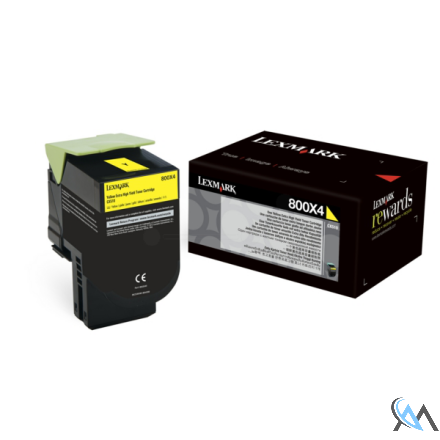 Original Lexmark 80C0X30/800X3 Toner-Kit magenta extra High-Capacity, 4.000 Seiten ISO/IEC 19798