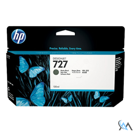 Original HP B3P22A/727 Tintenpatrone schwarz matt 130ml