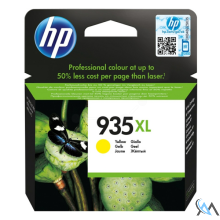 Original HP C2P26AE/935XL Tintenpatrone gelb High-Capacity, 825 Seiten ISO/IEC 24711 9.5ml