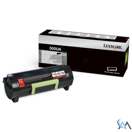 Original Lexmark 50F0UA0/500UA Toner-Kit schwarz ultra High-Capacity, 20.000 Seiten/5%