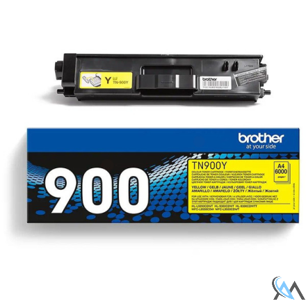 Original Brother TN-900Y Toner-Kit gelb, 6.000 Seiten ISO/IEC 19798