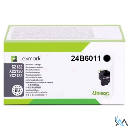 Original Lexmark 24B6011 Toner schwarz, 6.000 Seiten