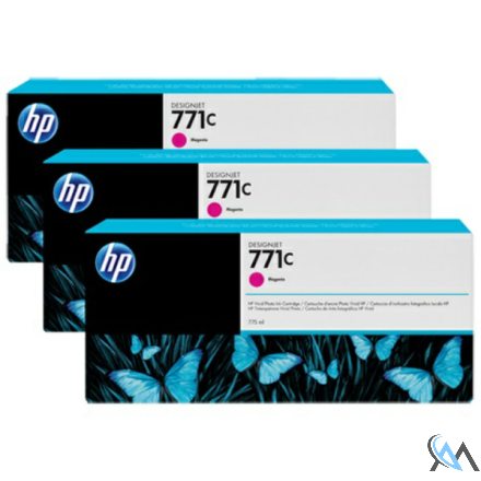 Original HP B6Y33A/771C Tintenpatrone magenta 775ml VE=3