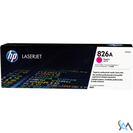 Original HP CF313A/826A Toner magenta, 31.500 Seiten/5%