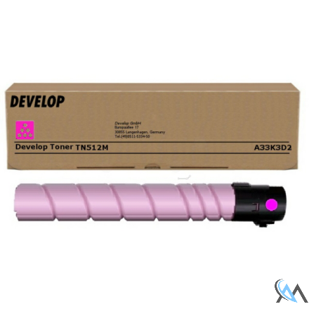 Original Develop A33K3D2/TN-512M Toner magenta, 35.000 Seiten