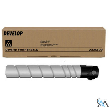 Original Develop A33K1D0/TN-321K Toner schwarz, 27.000 Seiten/5%