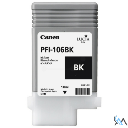 Original Canon 6621B001/PFI-106BK Tintenpatrone schwarz 130ml