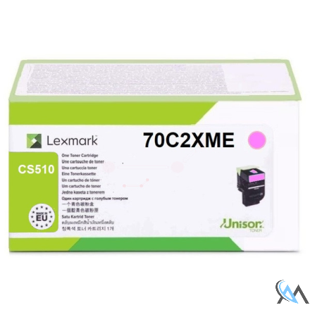 Original Lexmark 70C2XME/702XM Toner-Kit magenta extra High-Capacity Projekt, 4.000 Seiten ISO/IEC 19798