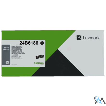 Original Lexmark 24B6186 Toner-Kit schwarz, 16.000 Seiten