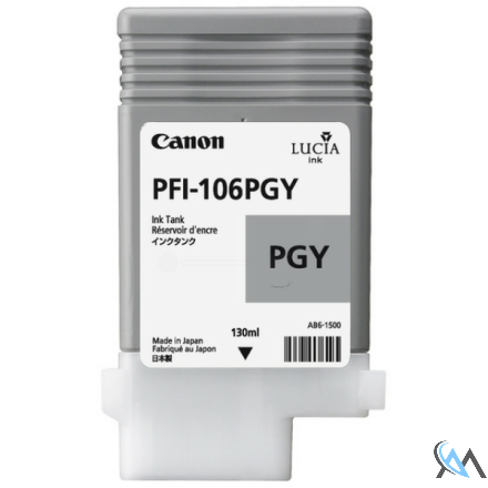 Original Canon 6631B001/PFI-106PGY Tintenpatrone fotograu 130ml