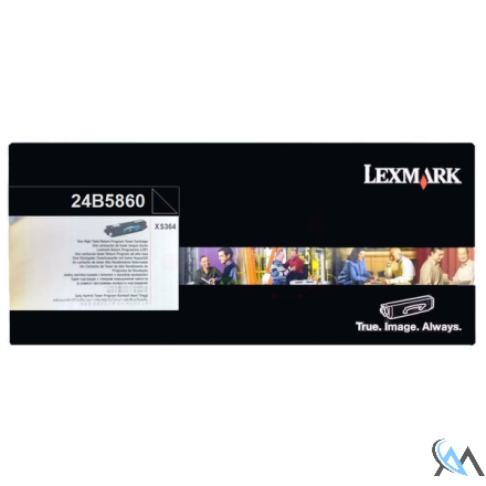 Original Lexmark 24B5860 Tonerkartusche schwarz, 9.000 Seiten